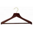 Contoured Suit Hanger w/ Non-Slip Bar