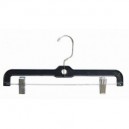 Black Pant/Skirt Hanger w/ Clips