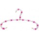 Children's Pink and Transparent Glam Hanger