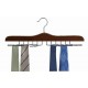Specialty Tie Hanger - Walnut & Chrome