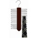 Specialty Vertical Tie Hanger - Walnut & Chrome