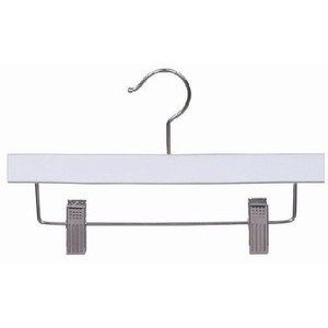 White 10" Children's Skirt/Pant Hanger