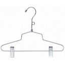 Metal Combination Hanger w/ Clips - 12"