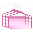 Slim-Line Pink Multi Pant Hanger