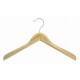 Contoured Bamboo Coat Hanger