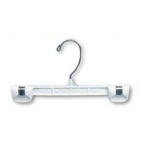 Plastic Gripper Hanger w/ Swivel Hook - White