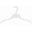 Unbreakable White Plastic Dress/Shirt Hanger