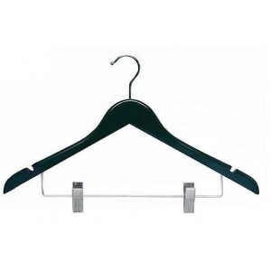 Black Combination Hanger w/ Clips
