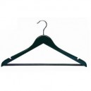 Black Suit Hanger w/ Bar