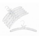 Satin Lingerie Hanger (White)