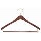 Hangers and Hangers - Contoured Suit Hanger w/ Locking Bar